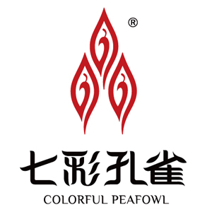 七彩孔雀/Colorful Peafowl品牌LOGO